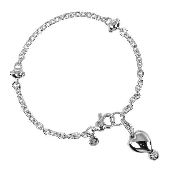 TIFFANY Silver Heart Charm Bracelet